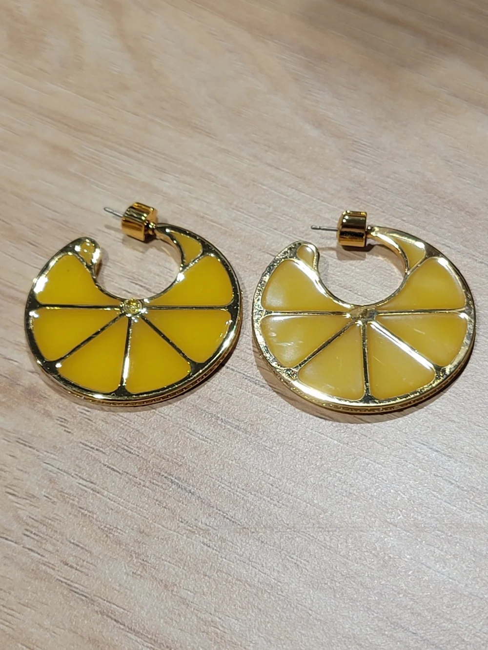 Kate Spade Tutti Fruity Lemon Slice Earrings - Picture 4 of 4